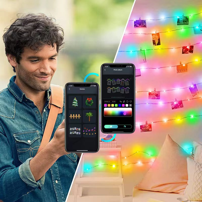 Bluetooth Christmas Decoration Control String Lights