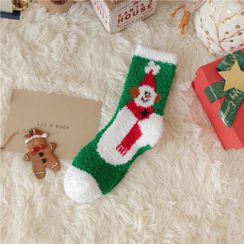 Christmas Santa Claus Warm Socks